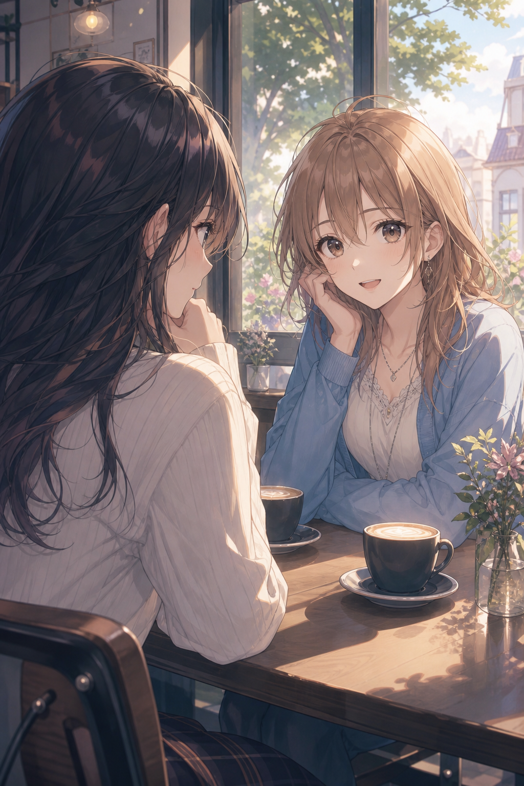 Cafe Reunion — community sample from Visual Novel Generator