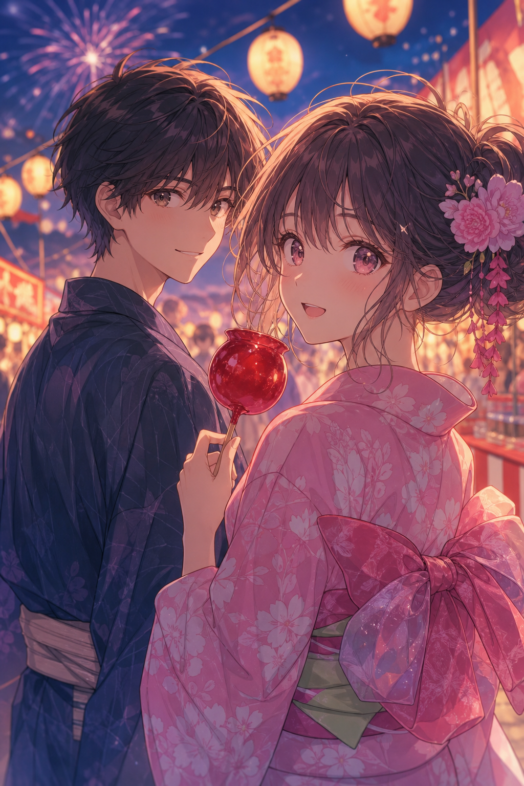 Festival Date — community sample from Visual Novel Generator