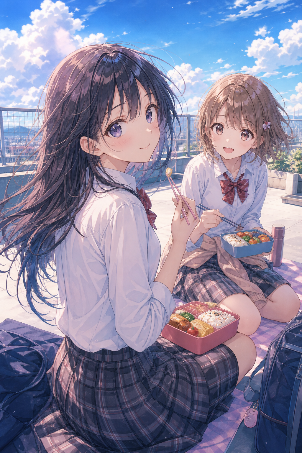 Lunch Roof — community sample from Visual Novel Generator