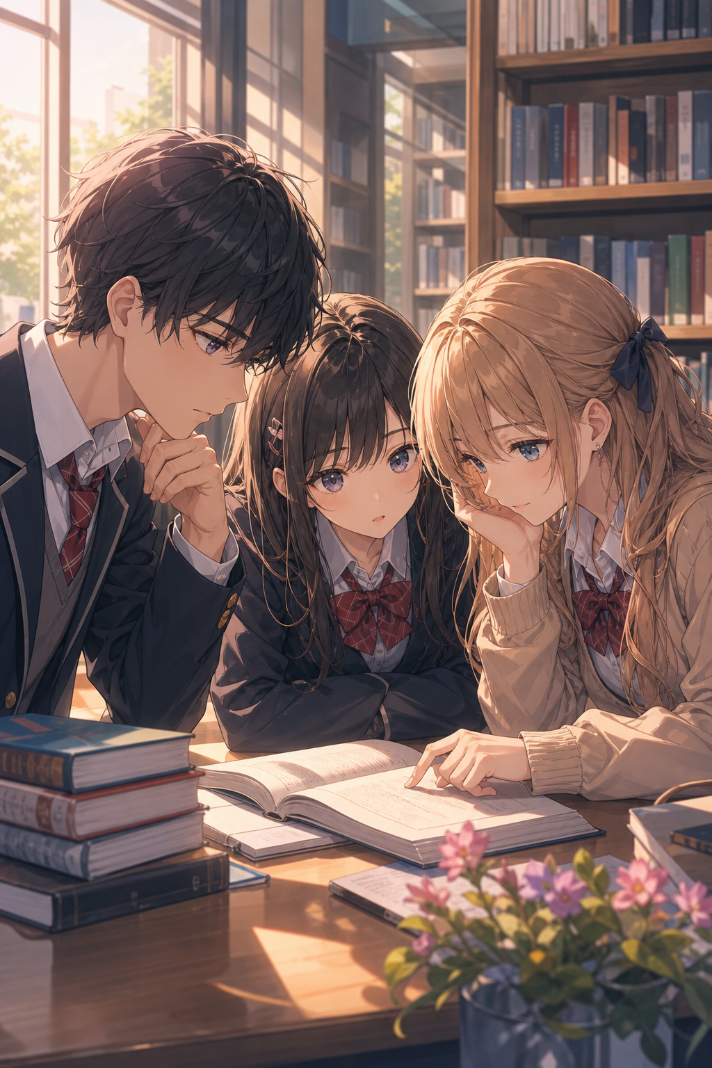 Study Group — community sample from Visual Novel Generator